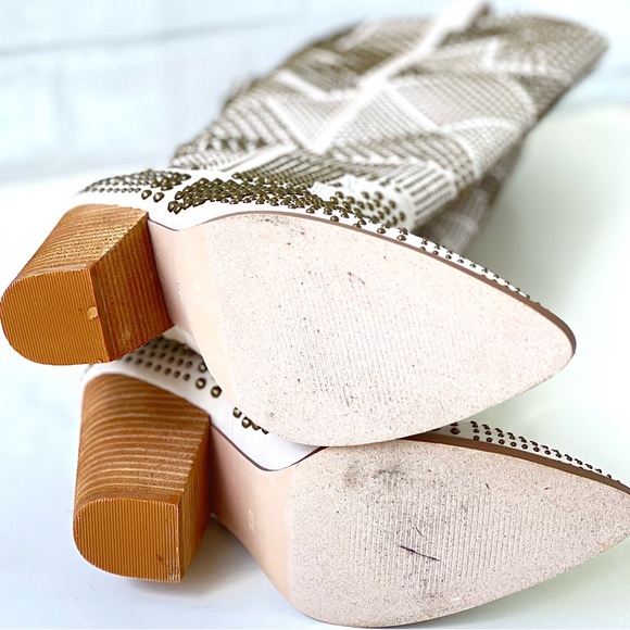 Rare lasso Western boots - bone embellished by Steve Madden - Picture 5 of 5